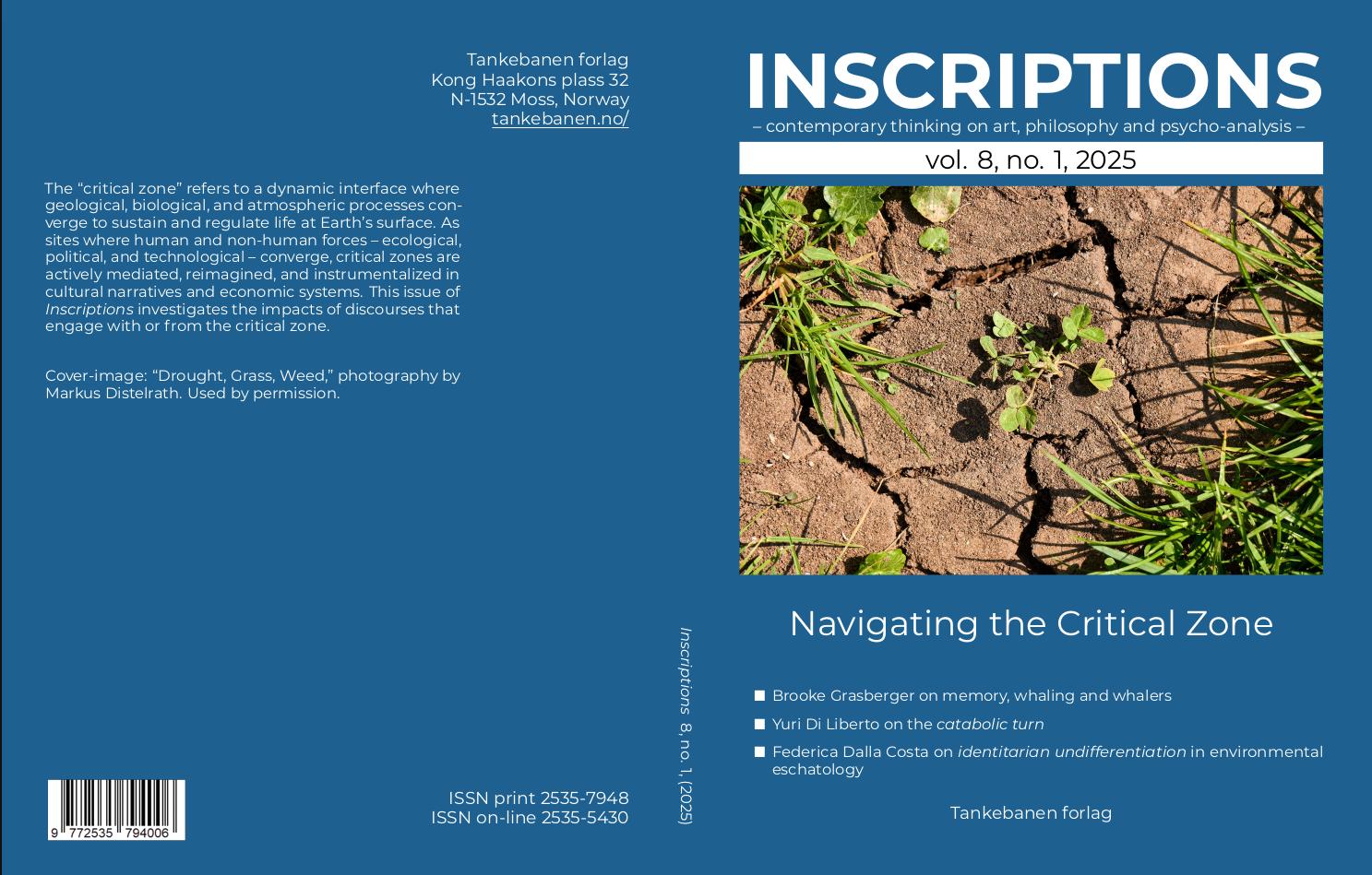 Inscriptions 8, n1 cover